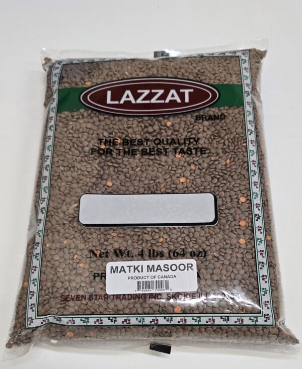 Lazzat Matki Masoor 4 Lbs