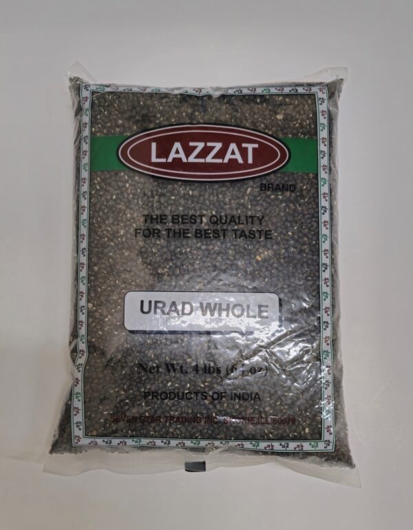 Lazzat Urad Whole 4 Lbs